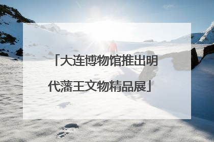 大连博物馆推出明代藩王文物精品展